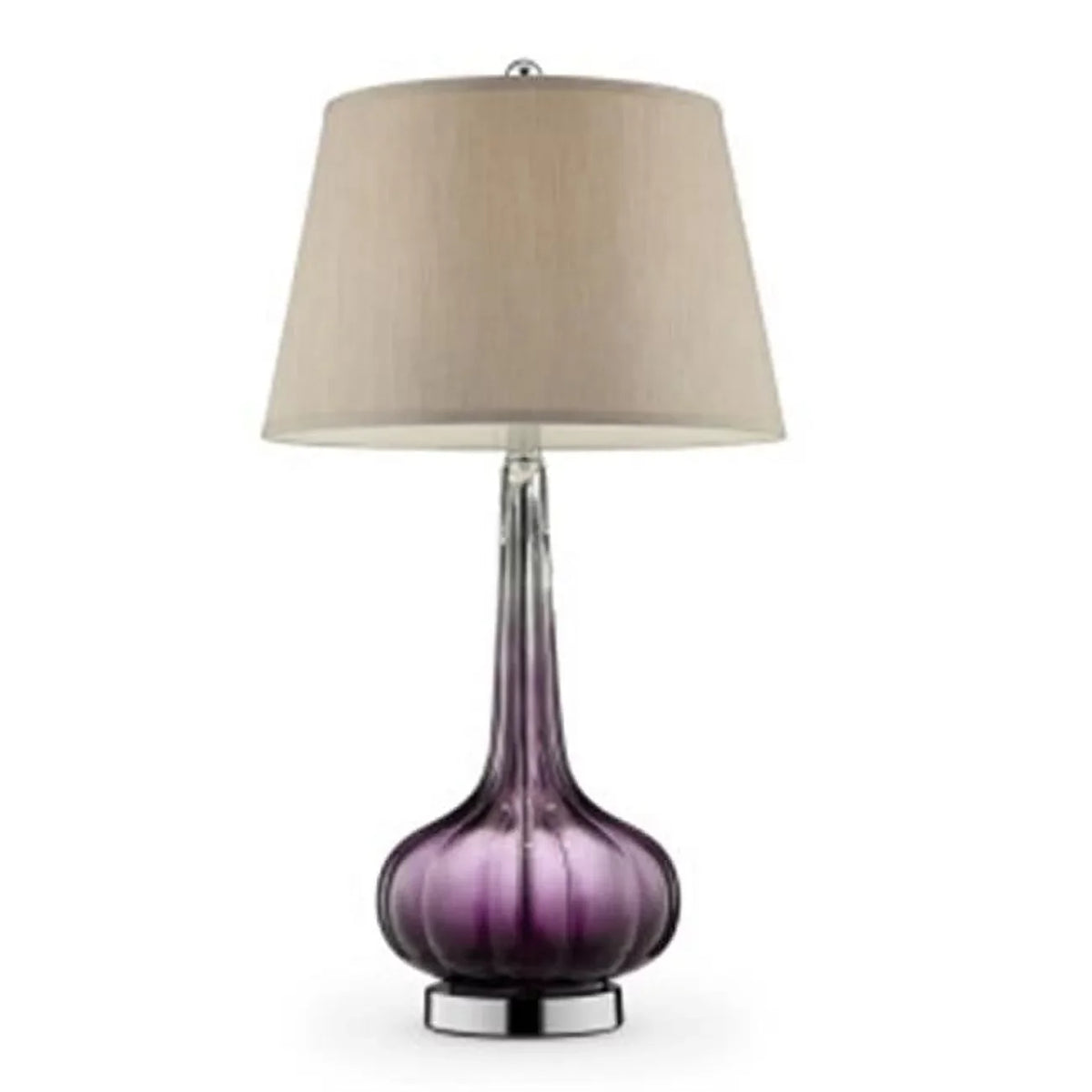 Table 30 K-5709 Ore Glass Mulberry Furniture Lamp, in.