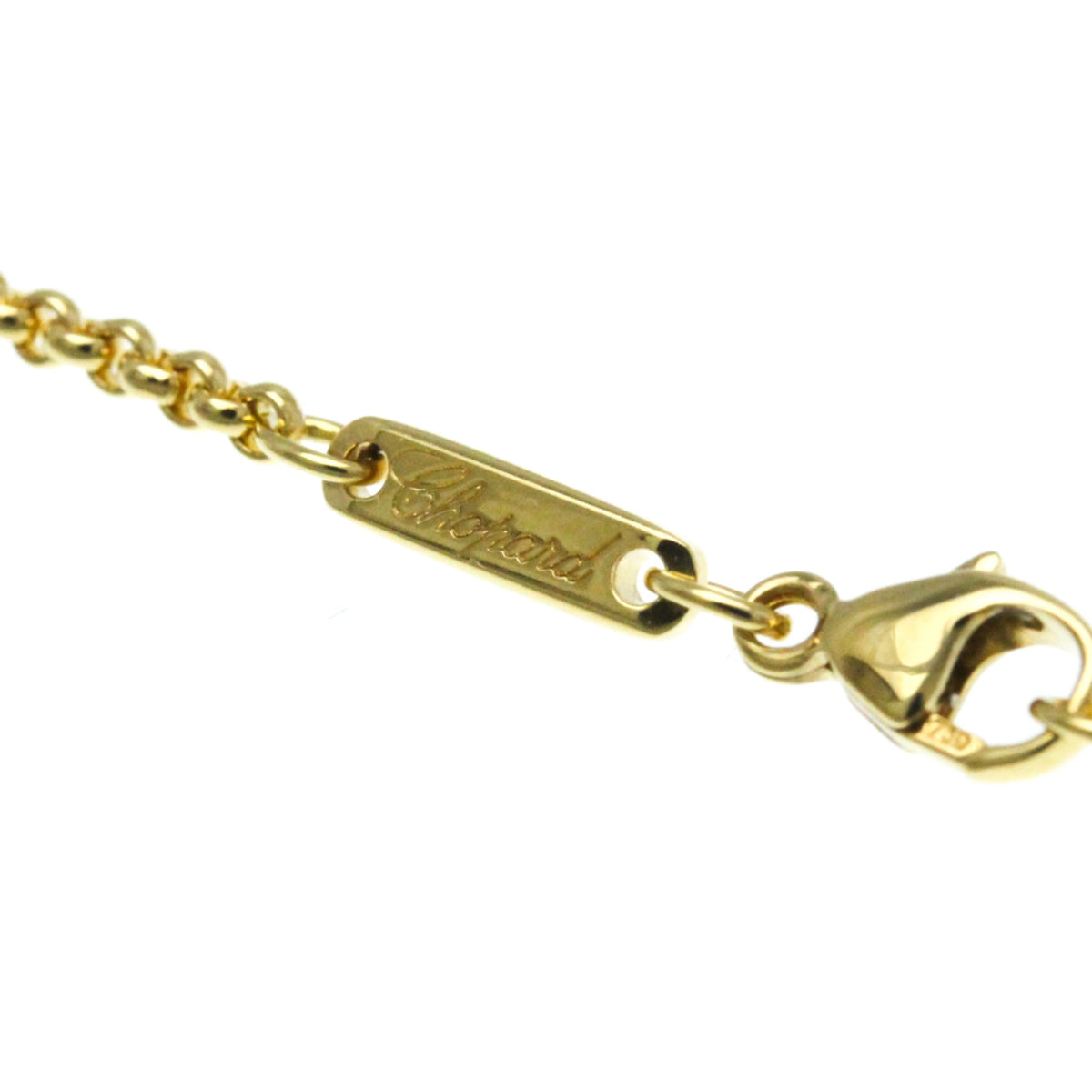 Necklace Yellow Happy Pre-Owned (Good) Fashion Necklace (Gold) Chopard Diamond Square Men,Women 79/3210 Diamonds (18K) Pendant Gold