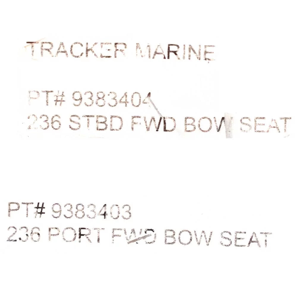 3/4 | (Set x 2) 236 Cushions 16 Boat of Mako Bow 314606 Inch 17 CC