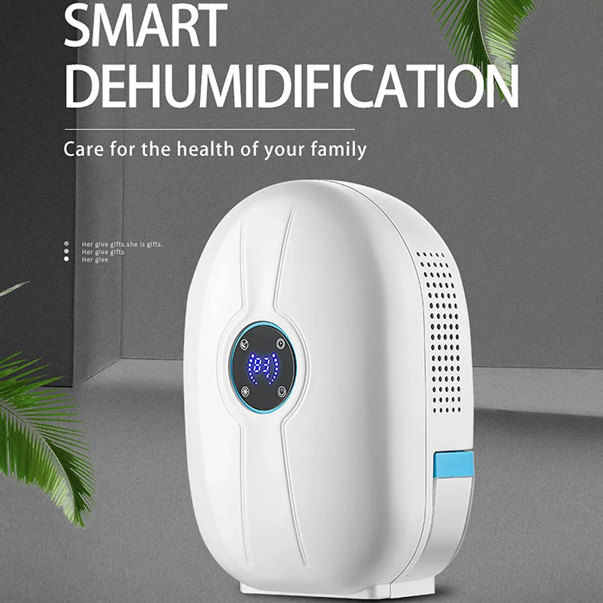 Dryer Machine 500ml Basement Portable Bedroom Home Mini Air Oukaning Dehumidifier 22W