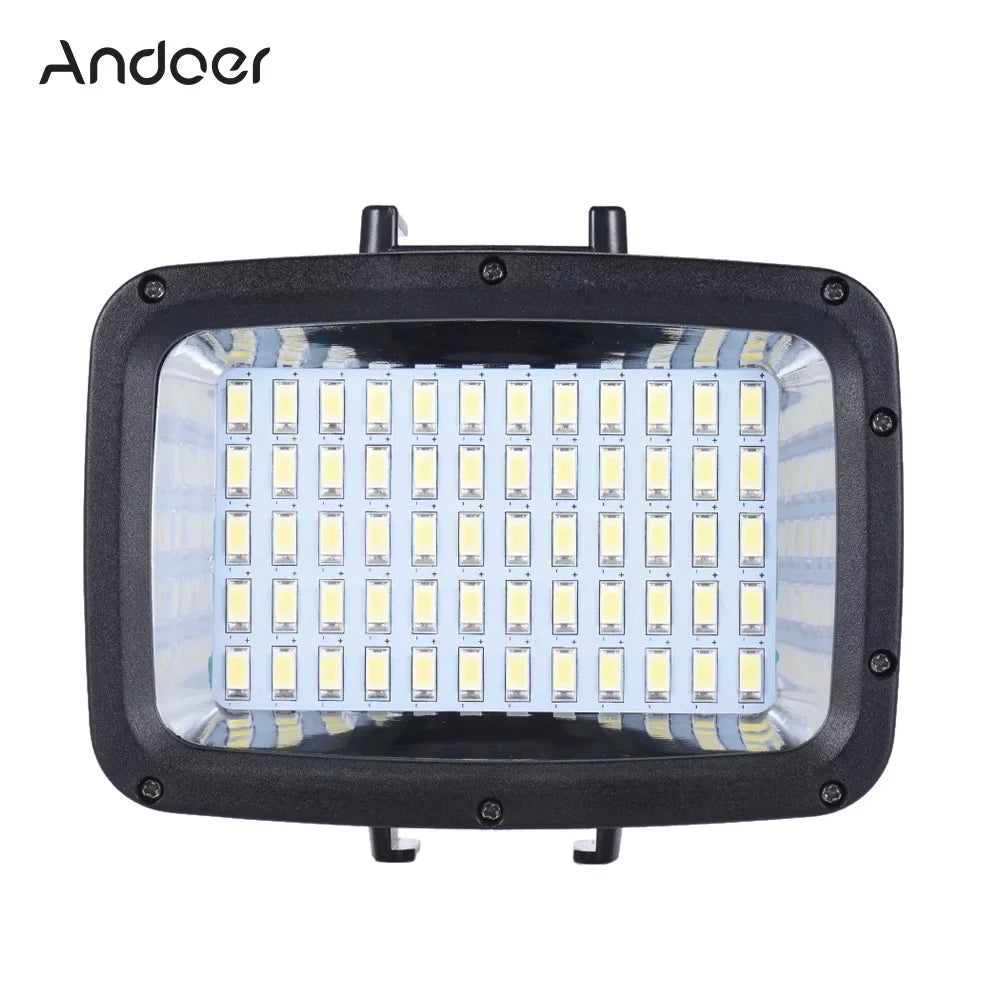 SJCAM 1800LM DSLR Andoer Ultra Lamp for 60pcs 3 Hot for Mount Waterproof 10 Cam & + Bright Photo Underwater * Yi Diving Fill-in 5500K w/ 40m Shoe Studio Video 3 Modes F