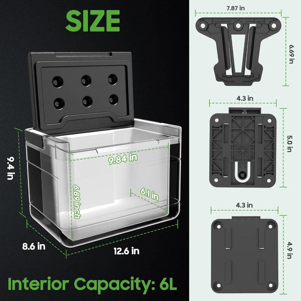 Golf with 102588101 Car Chest 103886801 Cart 10L0L Kit 48H Mounting Golf Cooling Universal Bracket for Yamaha, Fits Caddy EZGO,Club Cooler Ice Cart and Portable