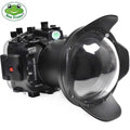 Kit Underwater G Inch Dome Compatible 16-35mm Case ILCE-7R IV 12-24mm A7R F3.5-5.6, Seafrogs Port Housing F4 F/4 Waterproof 28-70mm 6 A7R4 with w/ for FE Lens-Black [40M/130FT] IV