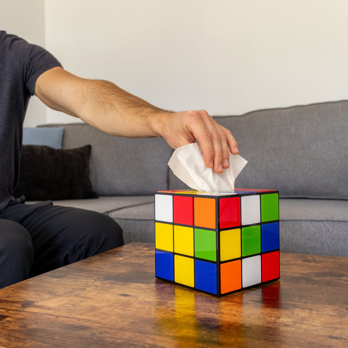 with Cover Box Magnetic Bottom Magic Bang Props | Easy | Tissue Tissues & Keep to Lid Cube Theory Big Secure Decor Use