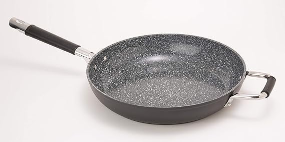 DaTerra Stick Pan, Made Italian Ceramic | Chefs Skillet Nonstick Baking Sauté Searing, Pan Cucina and Non Professional More Nonstick Cooking, Sizzling, Pan, Inch Pan Frying for 13 Pan