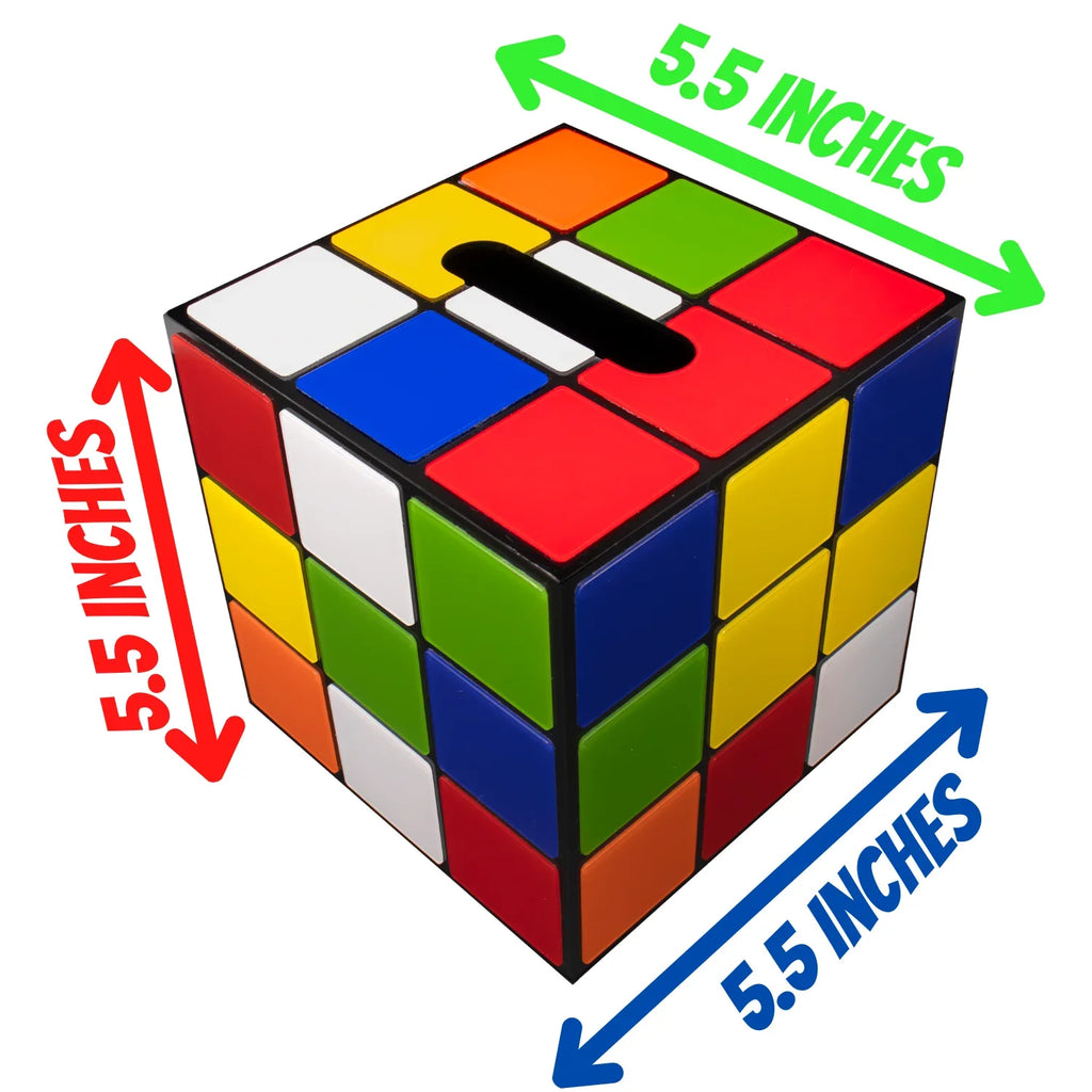 with Cover Box Magnetic Bottom Magic Bang Props | Easy | Tissue Tissues & Keep to Lid Cube Theory Big Secure Decor Use