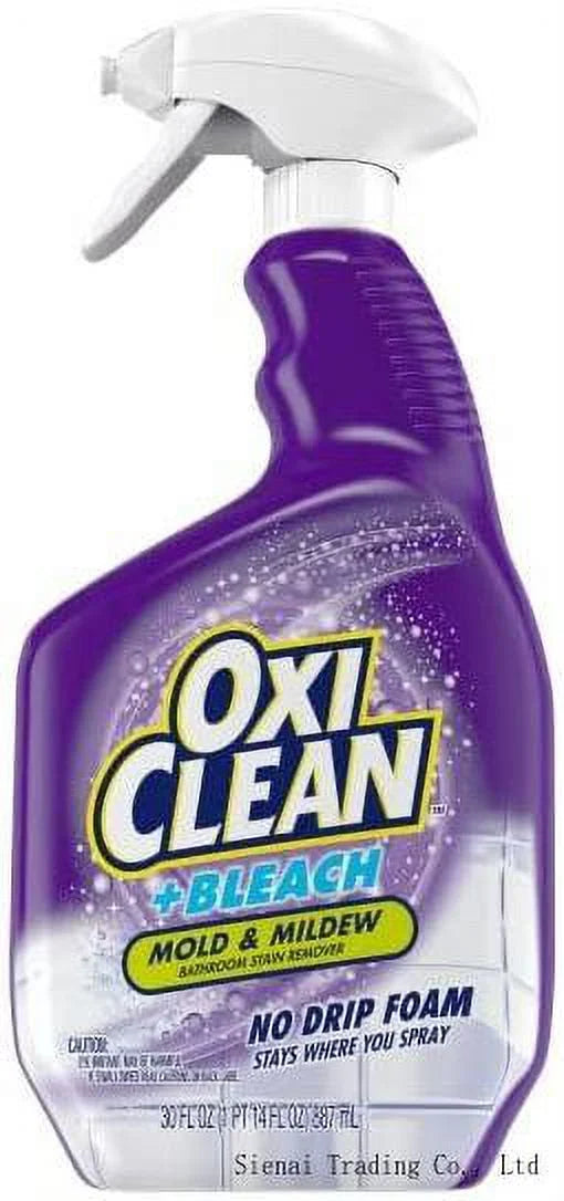 No Drip Mold 4) Remover Stain 30 Oxiclean Plus Foam, Bathroom Mildew Bleach, (Pack & Of Oz.