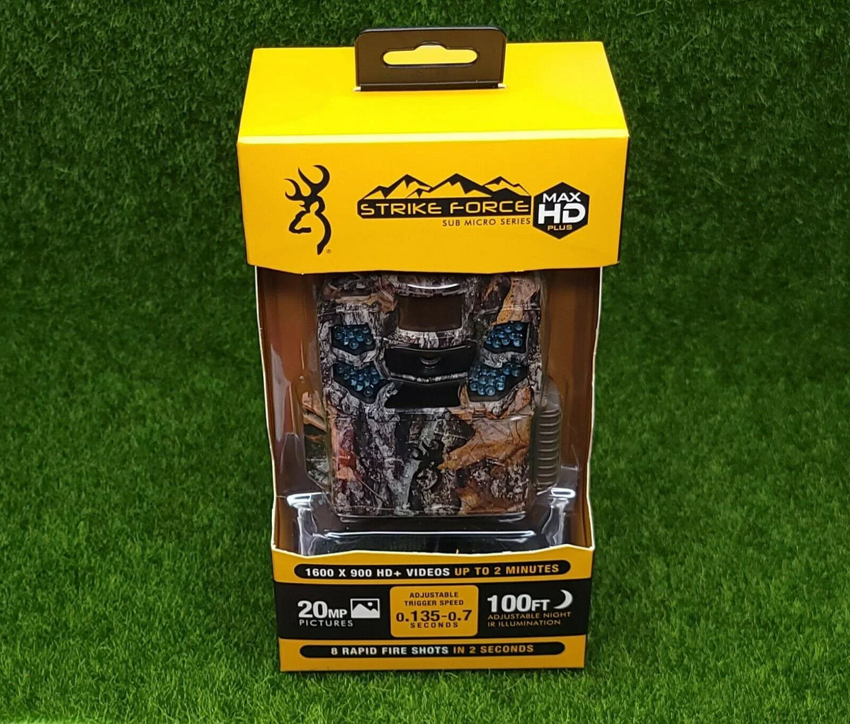 Max Trail Browning Cameras Plus 20MP Force HD Trail Strike Camera