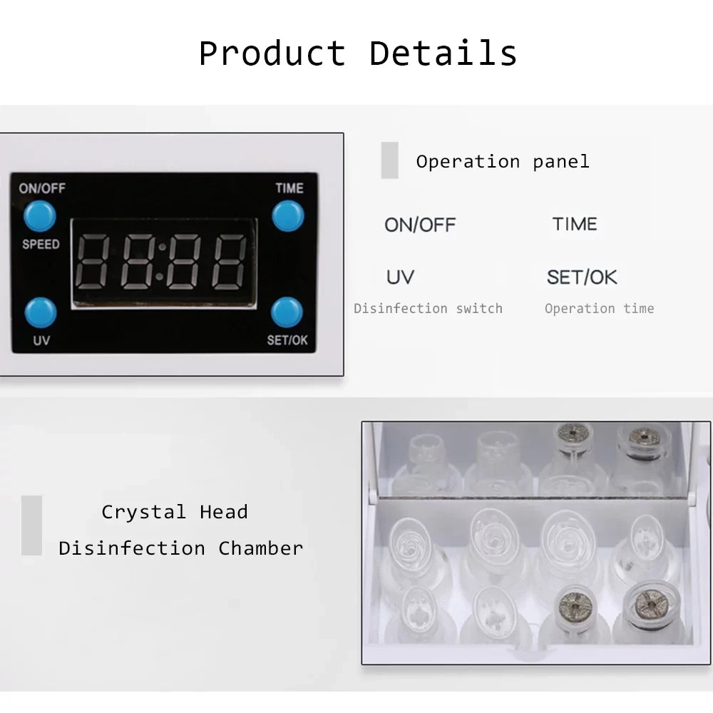 Machine, Peeling Facial Professional Facial Rejuvenation Oxygen Skin Cosmetology Center Gas-liquid Treatment Beauty liquid Using for Equipment Suerbeaty Epidermal