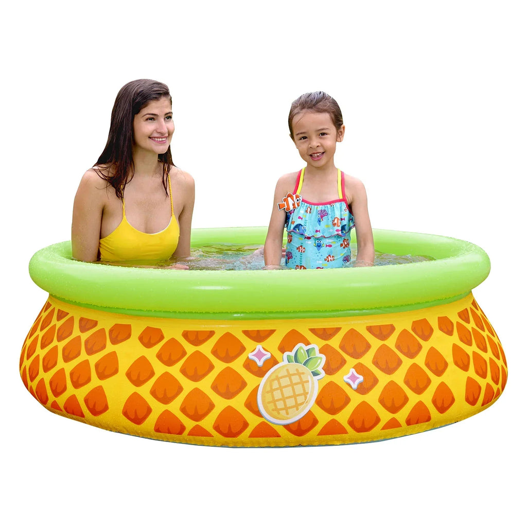 Inflatable (2) & Swimming Prompt JLeisure Set Pool Pineapple exterior