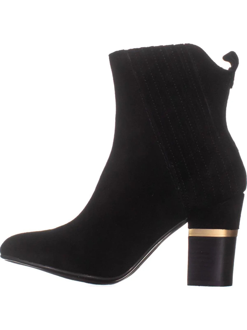 Jadia Lucca Womens Lane Black Boots, Ankle Suede