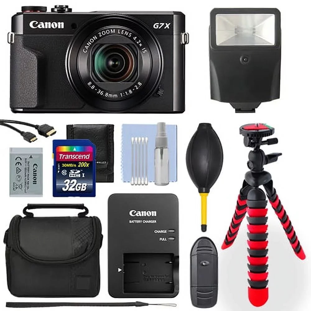 Digital G7x 32GB 20.1MP Camera+ Powershot Package Mark II Canon Accessory Deluxe