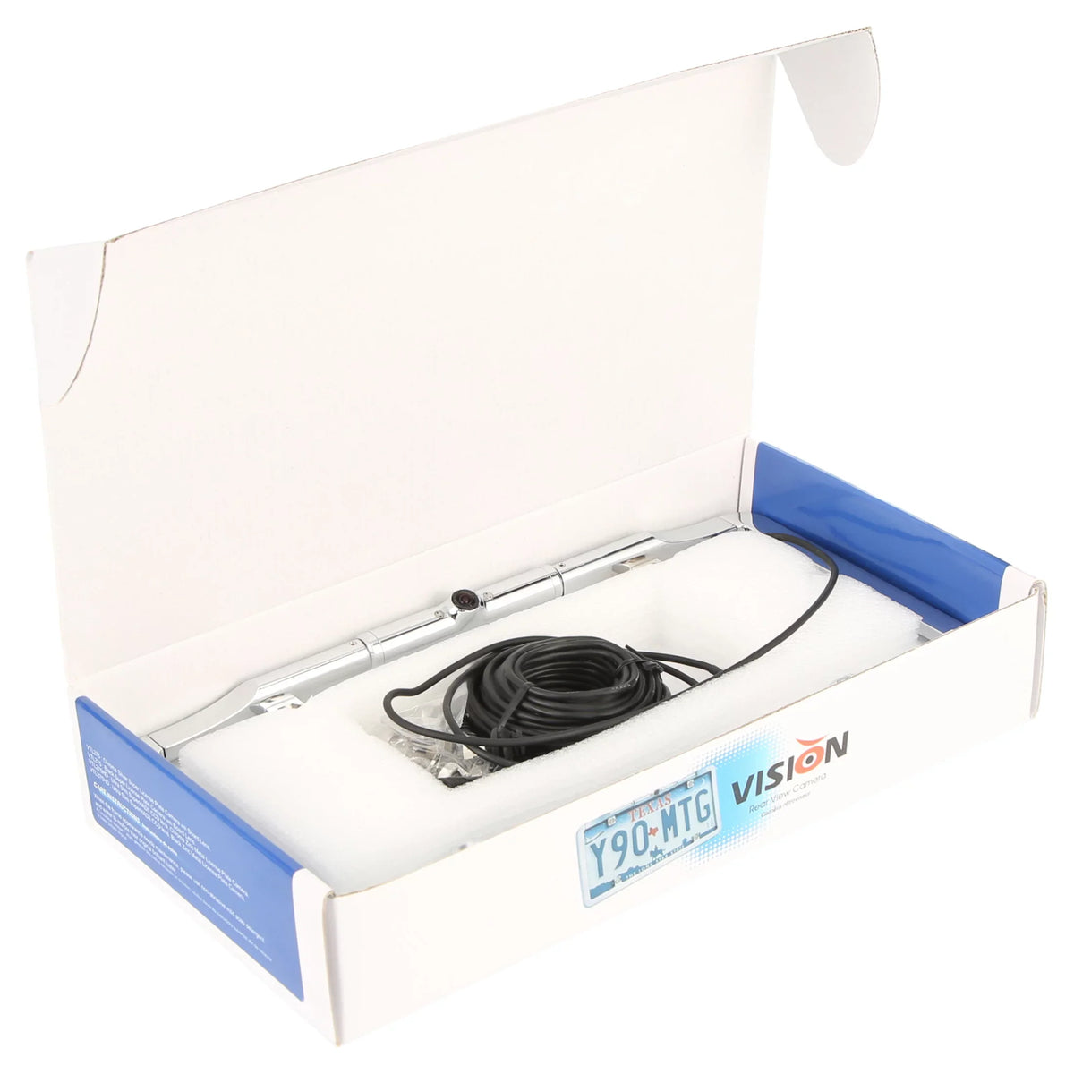 Camera BOYO - Ultra Plate Backup VTL275HD HD License (Chrome) Slim Full-Frame