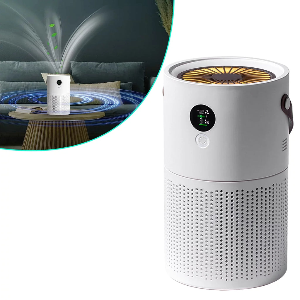 Sterilization White Handle Night Electronic Purifier Light, Anion with Portable Car, for Air with Air Office Home