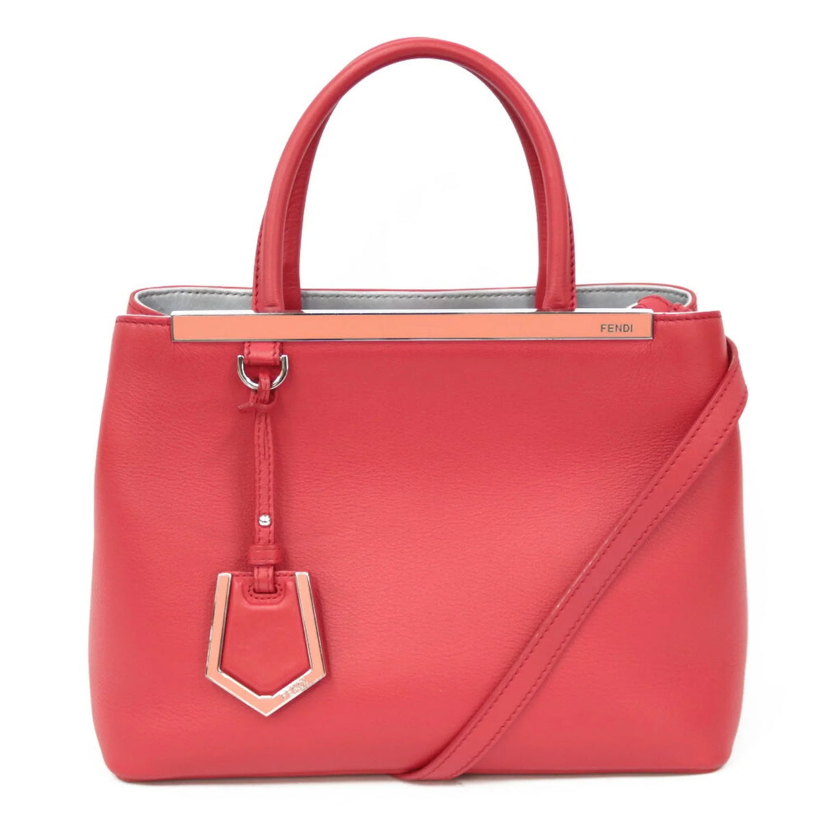 Red Bag Handbag Ladies Toujour (Fair) Pre-Owned FENDI Shoulder