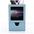 Holder Pattern Universe Card Desk Supplies Elliptical Pen Nebula Organizer Cosc