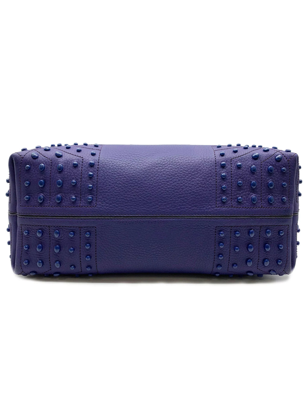 XBWAMRFT301MACL-411 Wave Violet Soft Satchel Tod's Gommini Tote New