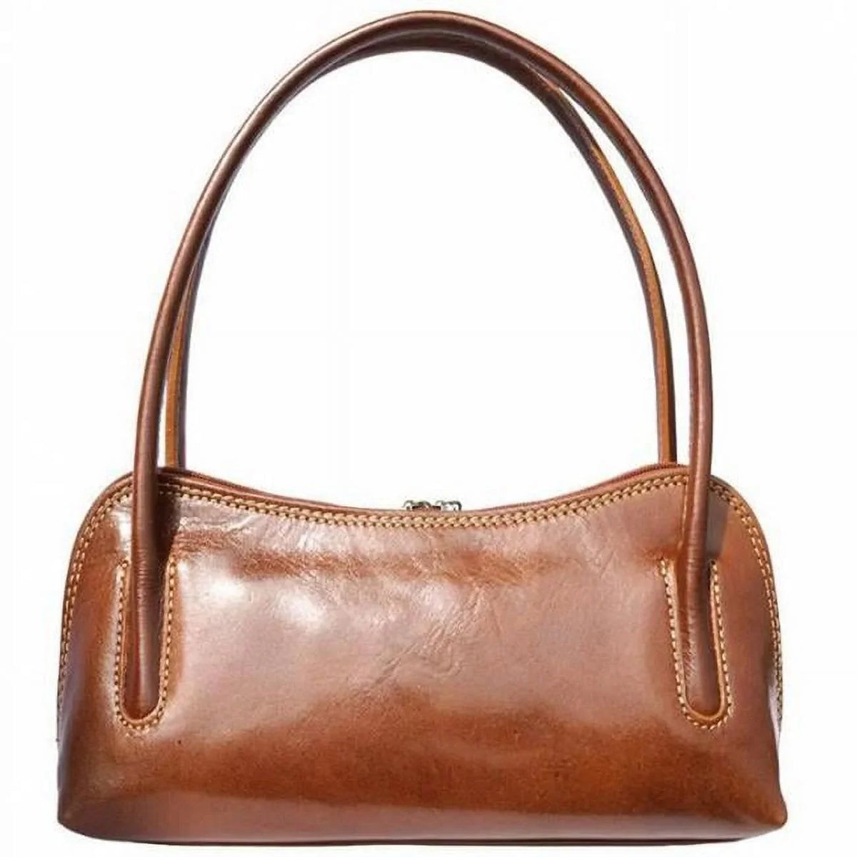 Leather 79-6886-Tan Serafina Luxury Italian Handmade Handbag, Womens Tan Artisan Shoulder