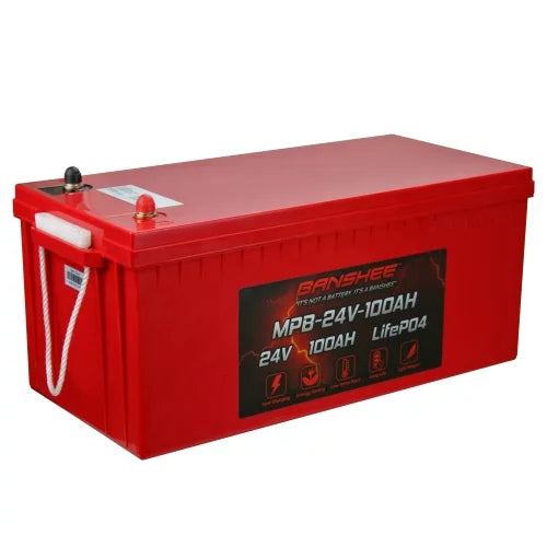 Solar High-Performance and Systems 24V LiFePO4 100AH | Energy Battery Storage Warranty | for 5-Year Off-Grid