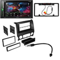 6.2" AM/FM W/ Pioneer DVD/CD with Receiver 2014-2016 AVH-241EX Double DIN Silverado Touchscreen Digital Stereo Kit/in-Dash Camera/Installation Chevrolet Bluetooth/Backup for Car Media Bundle KIT4784
