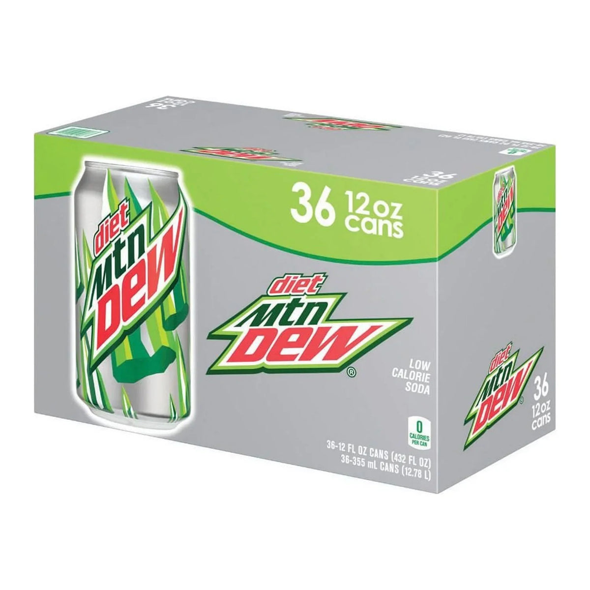 (Pack Ounce Of Mountain Dew, 36) 12 Fluid Diet