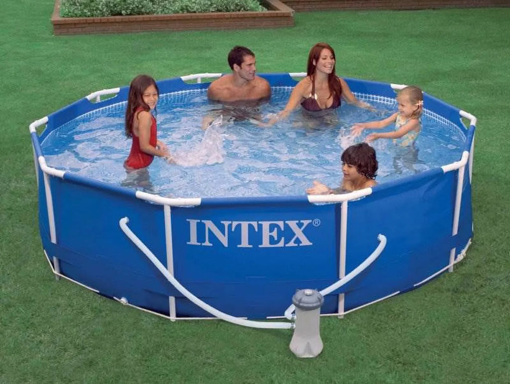 x Filter Intex Kokido Frame Pump B-VAC 30in Metal Pool with Swimming 10ft Vacuum
