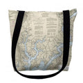River Maryland - Medium 16 in. x Chester Drake Betsy Bag Nautical 16 TY12272CTM Map Tote