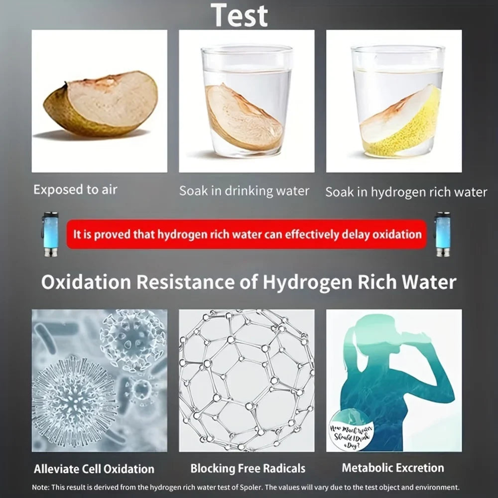 Ionizer liquid liquid Appliance Home, Hydrogen-Rich Masslatie Antioxidant Filter for Bottle
