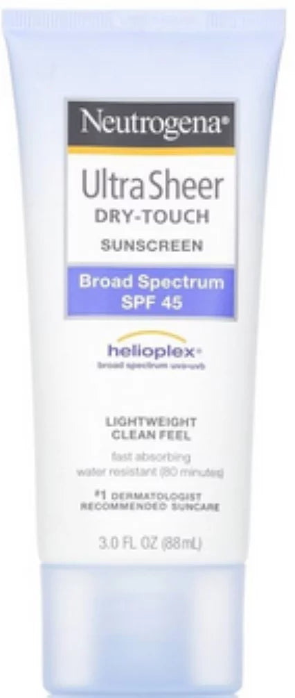 SPF 45 Sunscreen oz 3) Dry-Touch Sheer Ultra of Neutrogena 3 (Pack