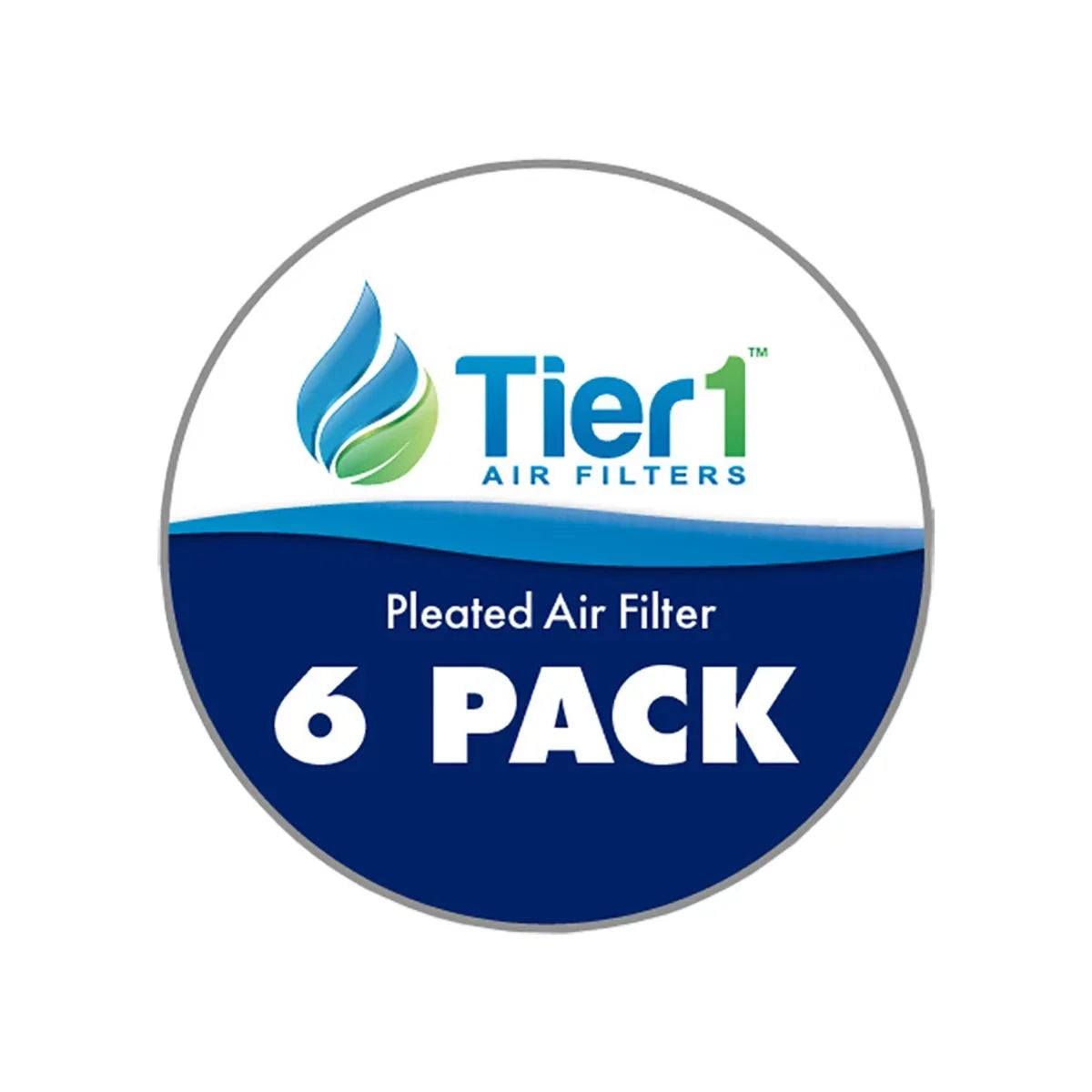 Tier1 - - System Pleated Filer 16x25x4 11 grade Air MERV Ultra Allergen Replacement Air Filter - Air Improved Pack 6 - - for