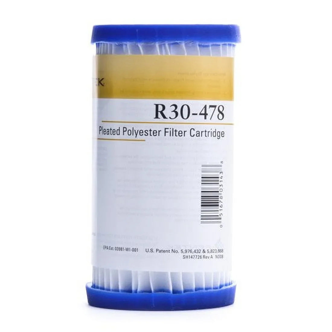 liquid Package 4-7/8" x Of Pentek R30-478 Filters 2-5/8" Polyester 2 Pleated