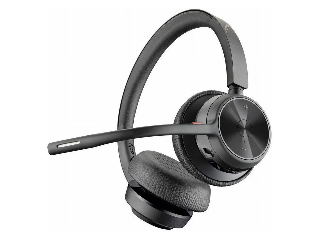 A ... Type Binaural Headset 20 Cable 4320 - kHz 20 Over-the-head - Ear-cup Noise Stereo 164 ft ft - Cancelling Poly - Wired/Wireless Bluetooth - MicrophoneTAA - - - - VOYAGER - 4.92 - UC - 4300 Hz USB