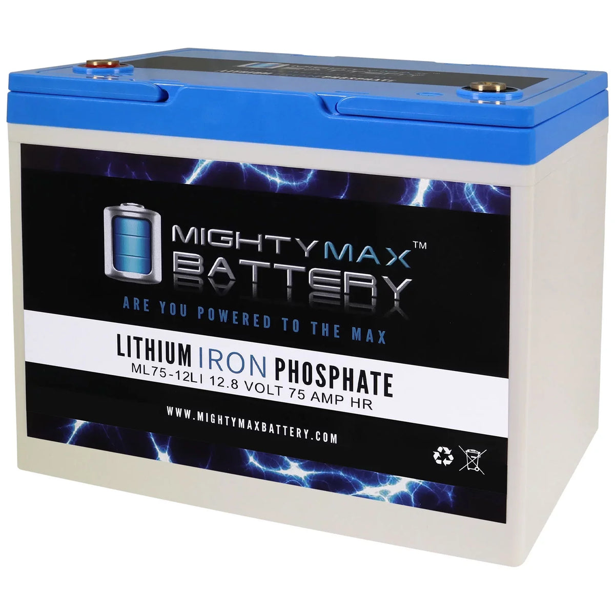 EV24 BW Battery Way Z 12V Replacement Bright Lithium 75AH for Group