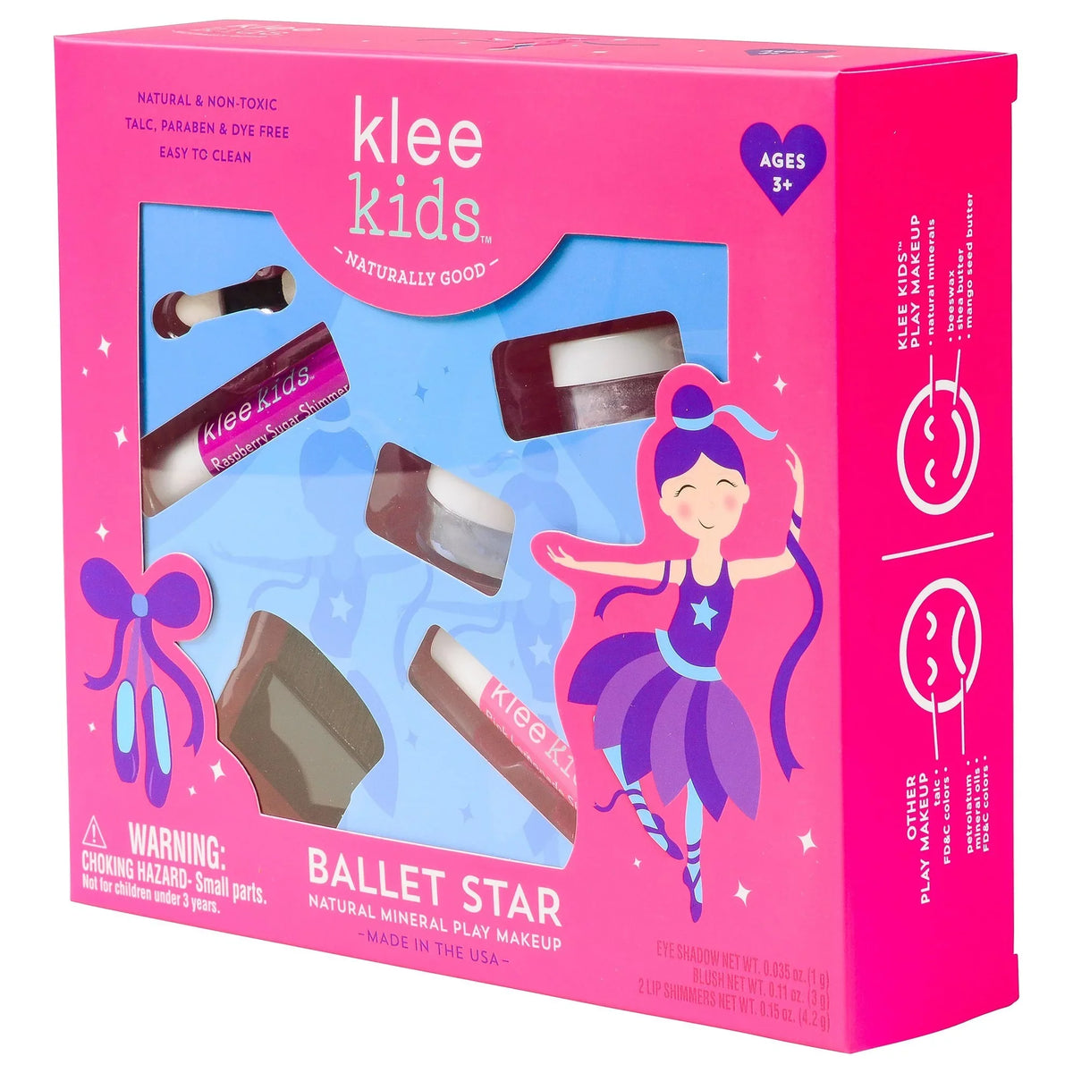Kids Star Naturals Mineral Natural Kit, Makeup Ballet Klee Luna Star Piece 4