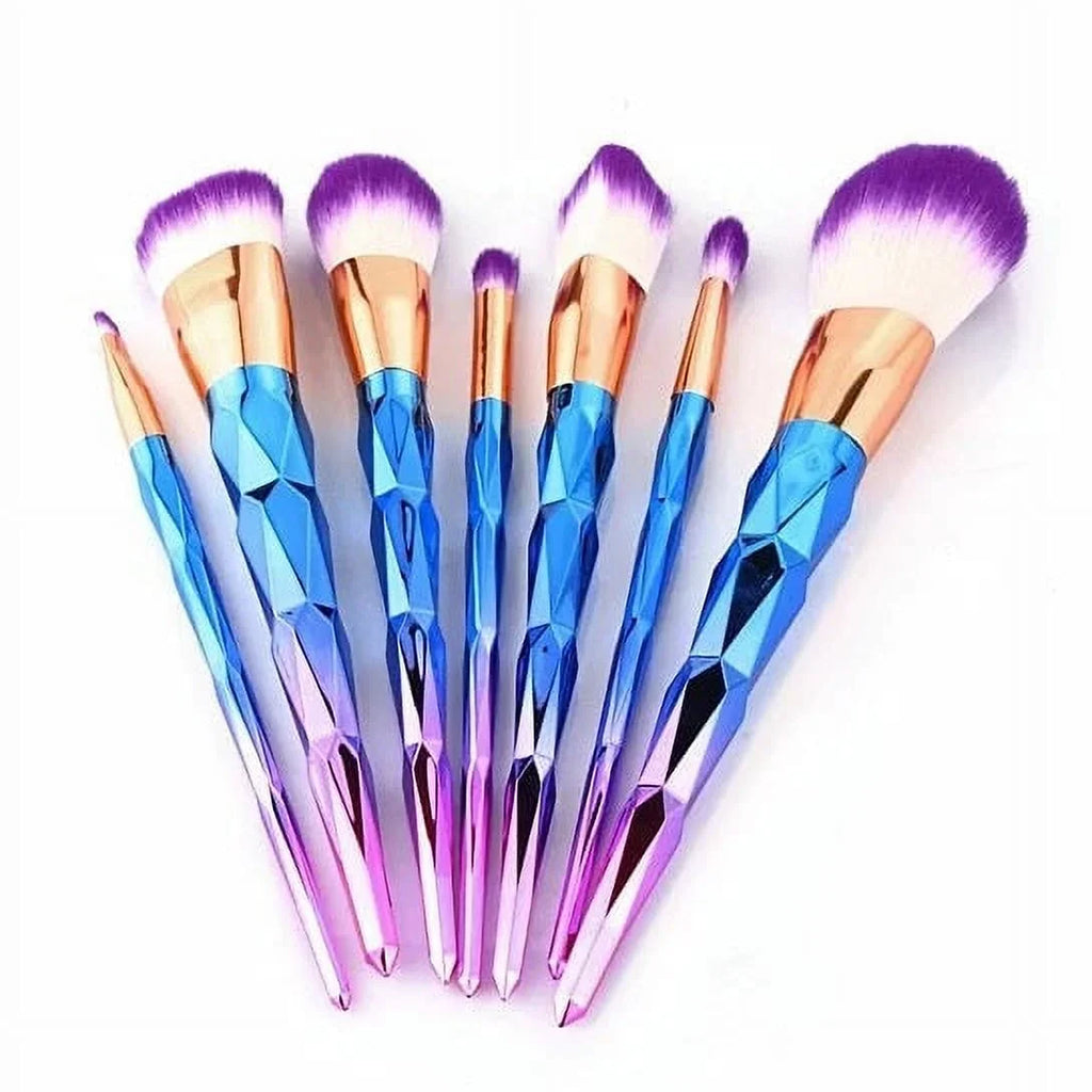 Exotic 7 Of Beauty Set Unicorn Cosmetic Brush Enhancer