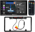 7" DIN Double Soundstream VRCPAA-70M Android Black & +Camera Bluetooth CarPlay