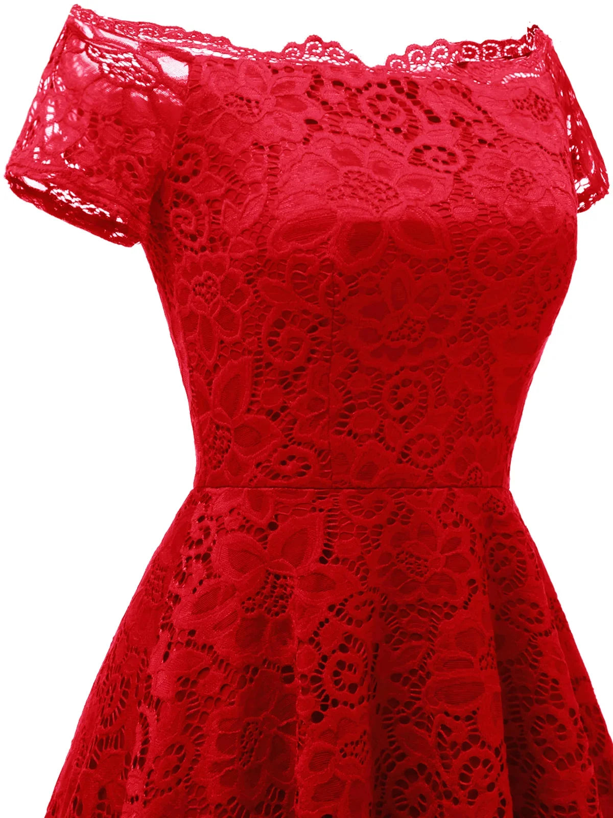 Female Dressystar Party Knee-Length Cocktail outfit Bridesmaid outfit Women Lace Hi-Lo