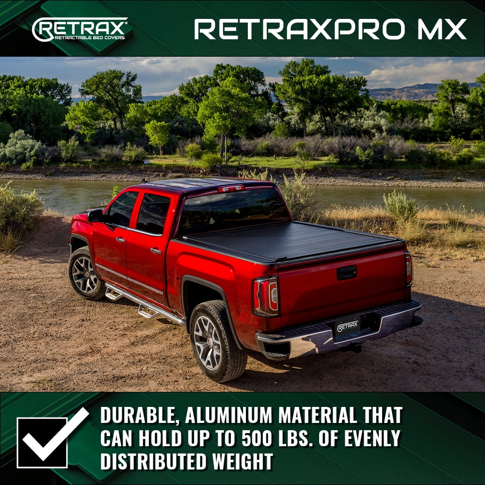 Bed Realtruck Compatible Deck | Retrax Cab Retractable System Tundra Toyota MX 6' Cover Regular 2007-2021 (78.7") Bed By | with Double 7" Truck & Tonneau 80842 Rail With Select