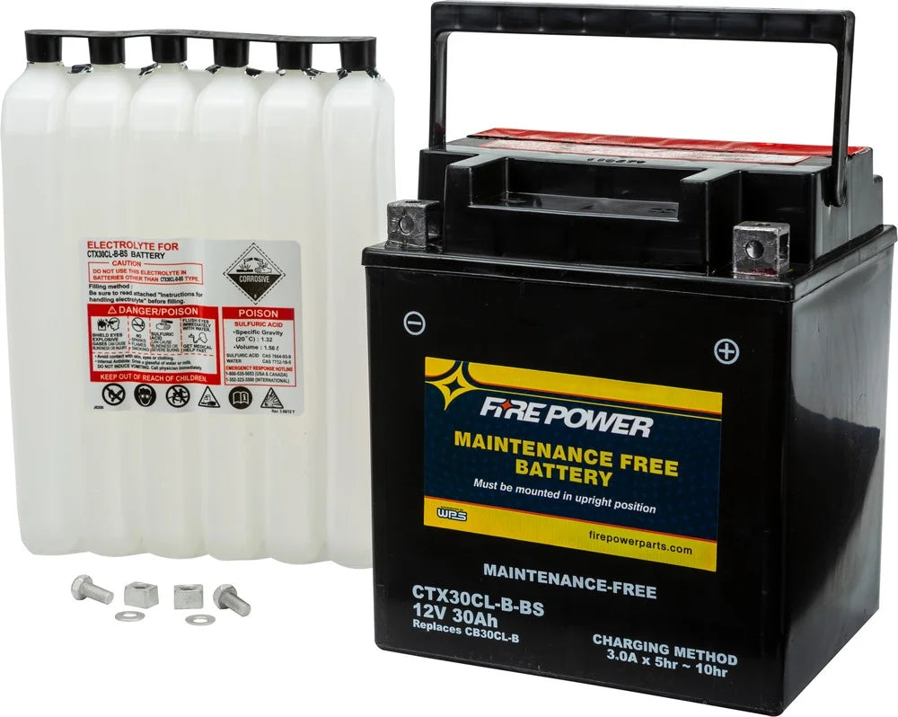 RXT-X CTX30CL-B-BS Fire Compatible With Power 255 2008-2009 Sea-Doo Battery Free Maintenance
