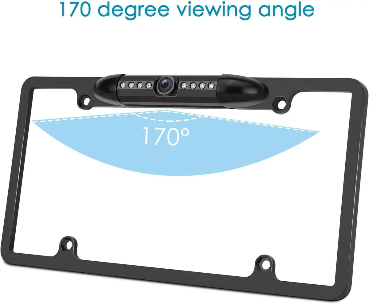 INEW987HD Camera Plate for Frame Black Backup Rearview INE-W987HD License ALPINE