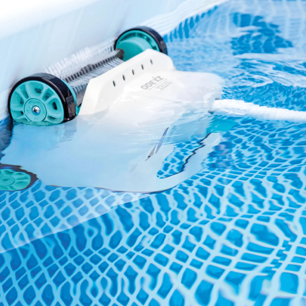 & with Ultra 18' Robot Intex XTR 52" Pump Above Vacuum Set Pool Ground x