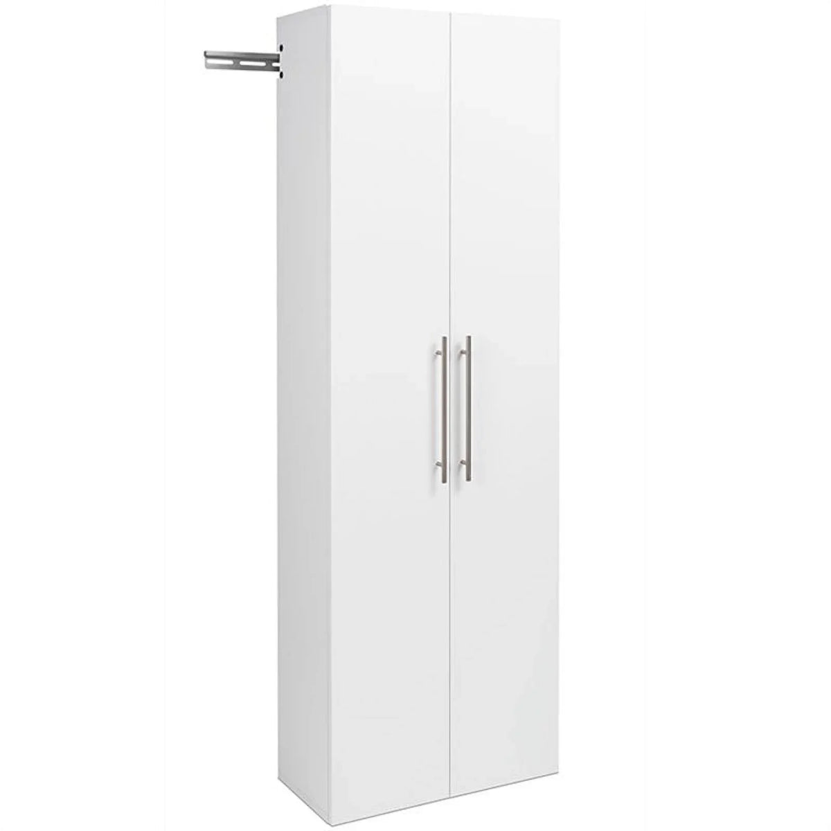 White Wall Cabinet Row Garage Mounted Piece Large Set 72" Pemberly in 3