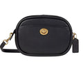 Soft Leather dimension One Bag Strap COACH Leather C5809-B4/ Black Pebble with Camera
