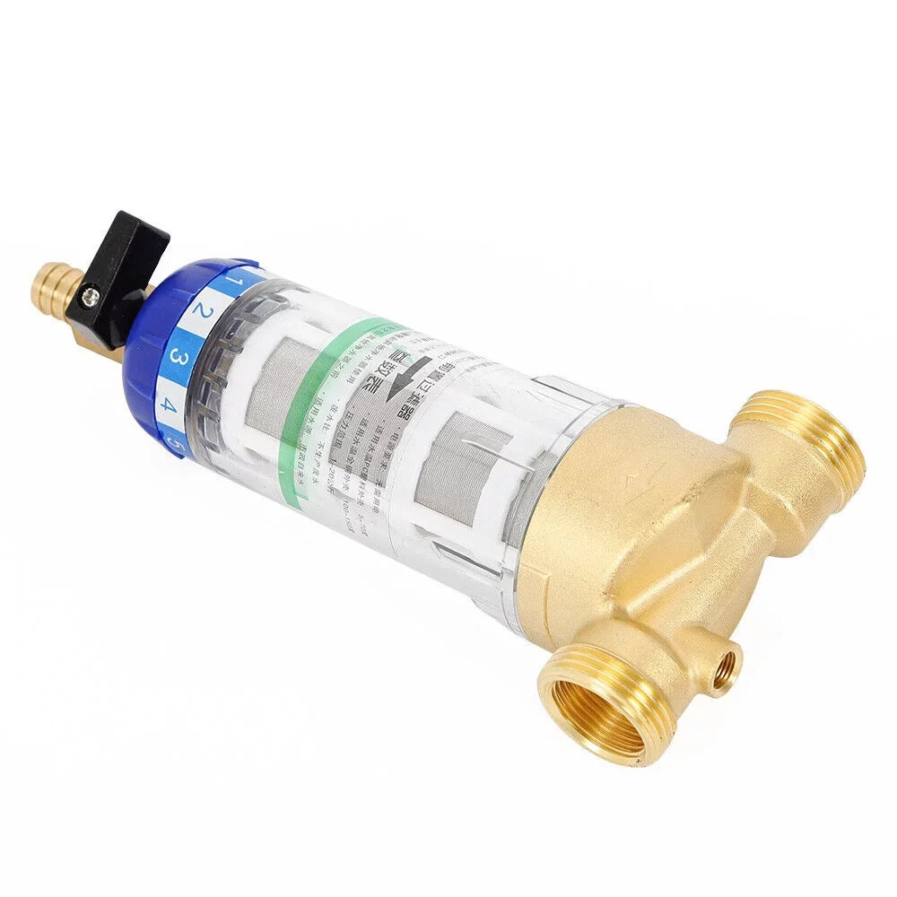 Mesh System 3/4" 50℃ Inch Sediment Down liquid Filter Reusable Spin liquid Filter