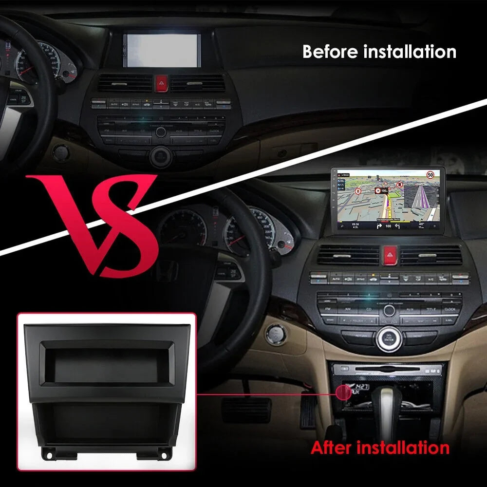 Camera WIFI for 1280*720 Stereo Screen Player Auto 10.1" 2008-2013 Navigation 12 Black SWC Carplay Video Accord Radio Backup 8 GPS Honda Android Car Support Android 2+32G, Wireless