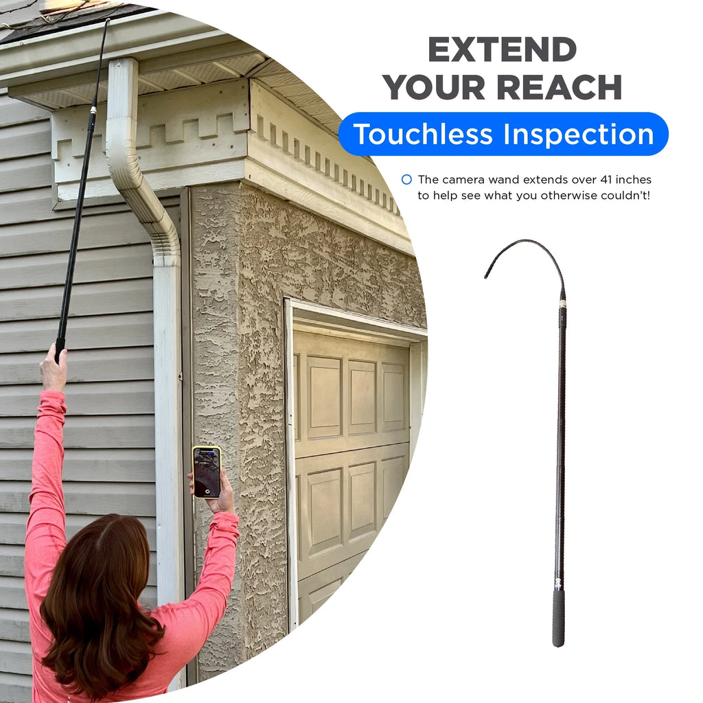 360 41 Wand WANDIT with Inspection - Inspect - Your Extendable, Inspection Capture Anything, Light - Degree Anywhere, to Images Flexible Wireless - Rechargeable Camera Phone Camera Anytime Inch