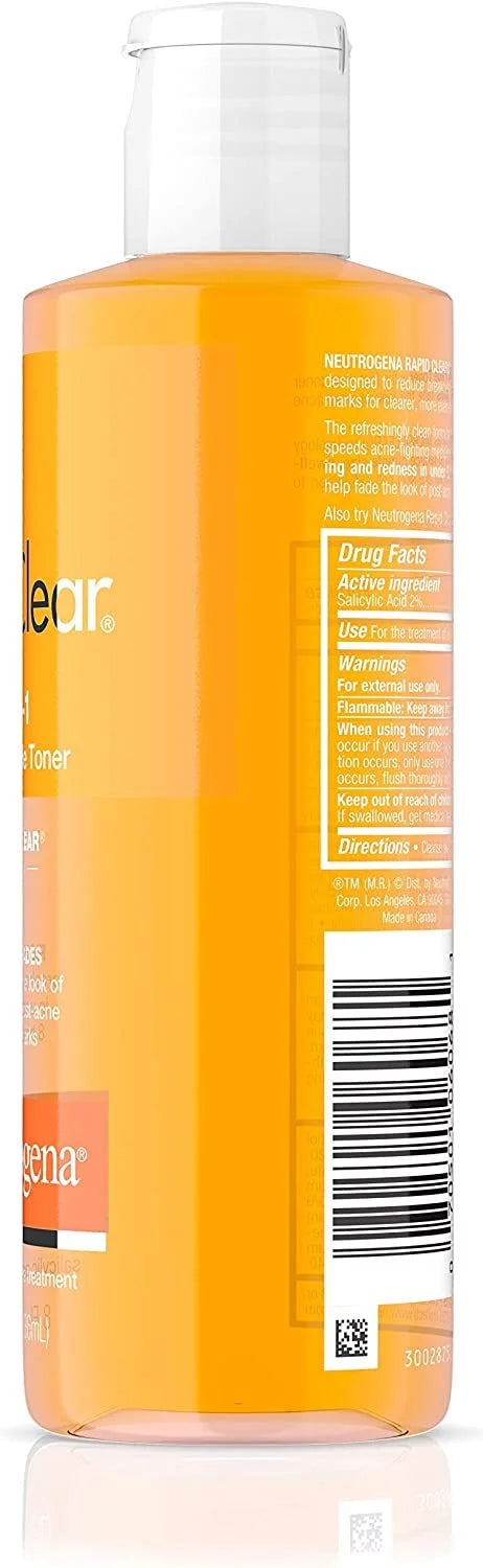 Rapid 2-in-1 of Clear & Fade 8 Toner Neutrogena 2) Fight oz (Pack