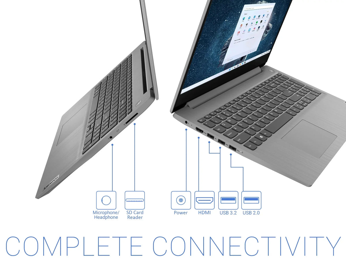 Intel 11 Windows 4.1GHz, 15.6" Card 512GB Pro NVMe Core i3-1115G4 RAM, Laptop, Reader, Bluetooth, HDMI, 3i 20GB IdeaPad Upto Display, S FHD SSD, Wi-Fi,