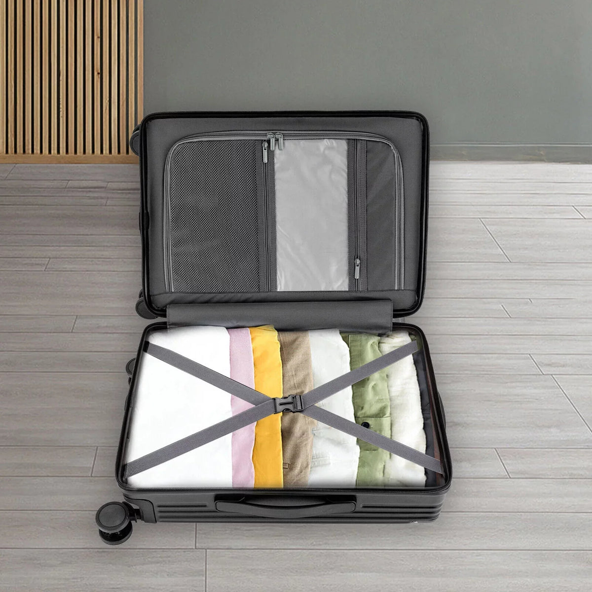 Suitcase Hardside TSA Lock Luggage Spinner Business Lightweight Set Hardshell