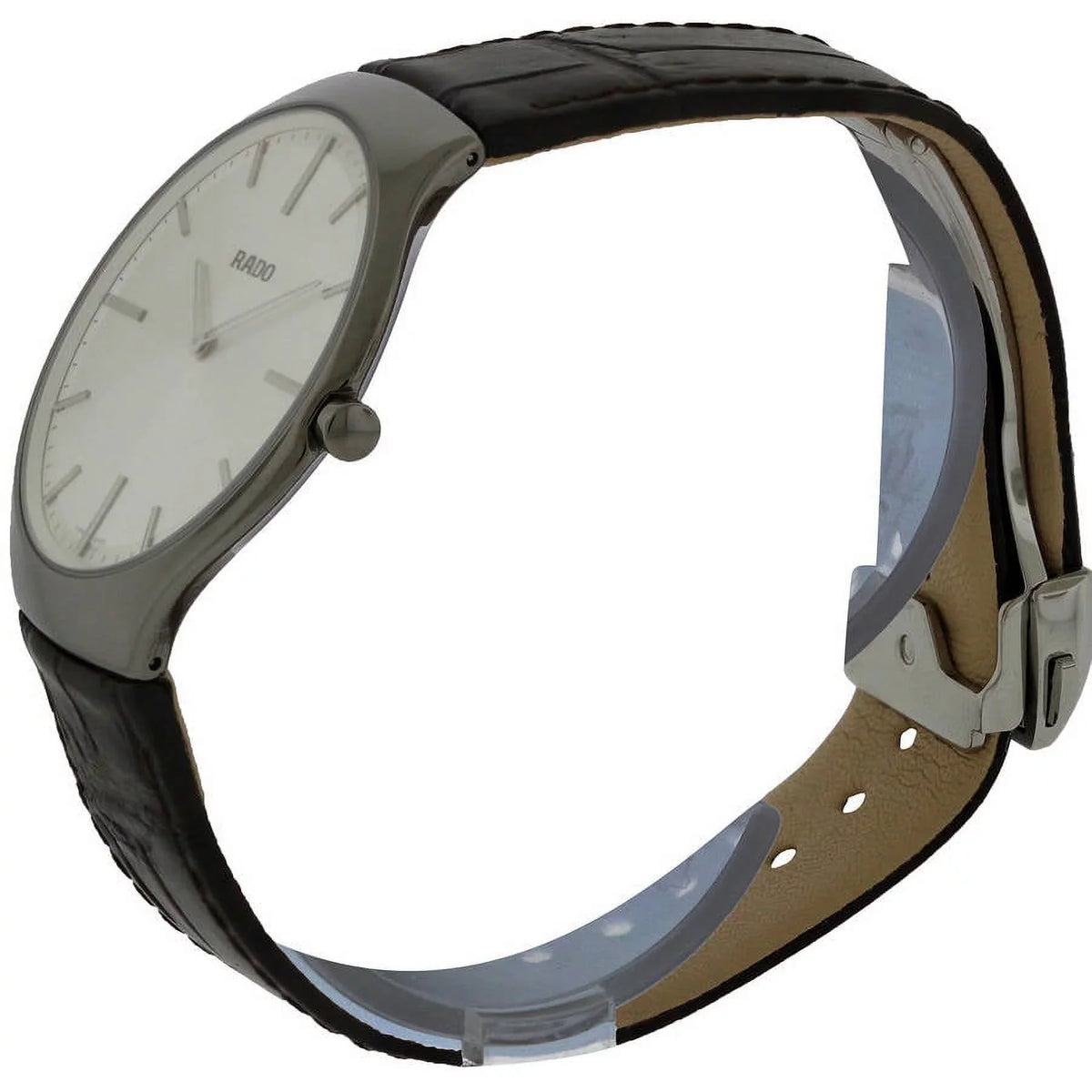 Thinline Rado Men's R27955105 True Watch, Leather